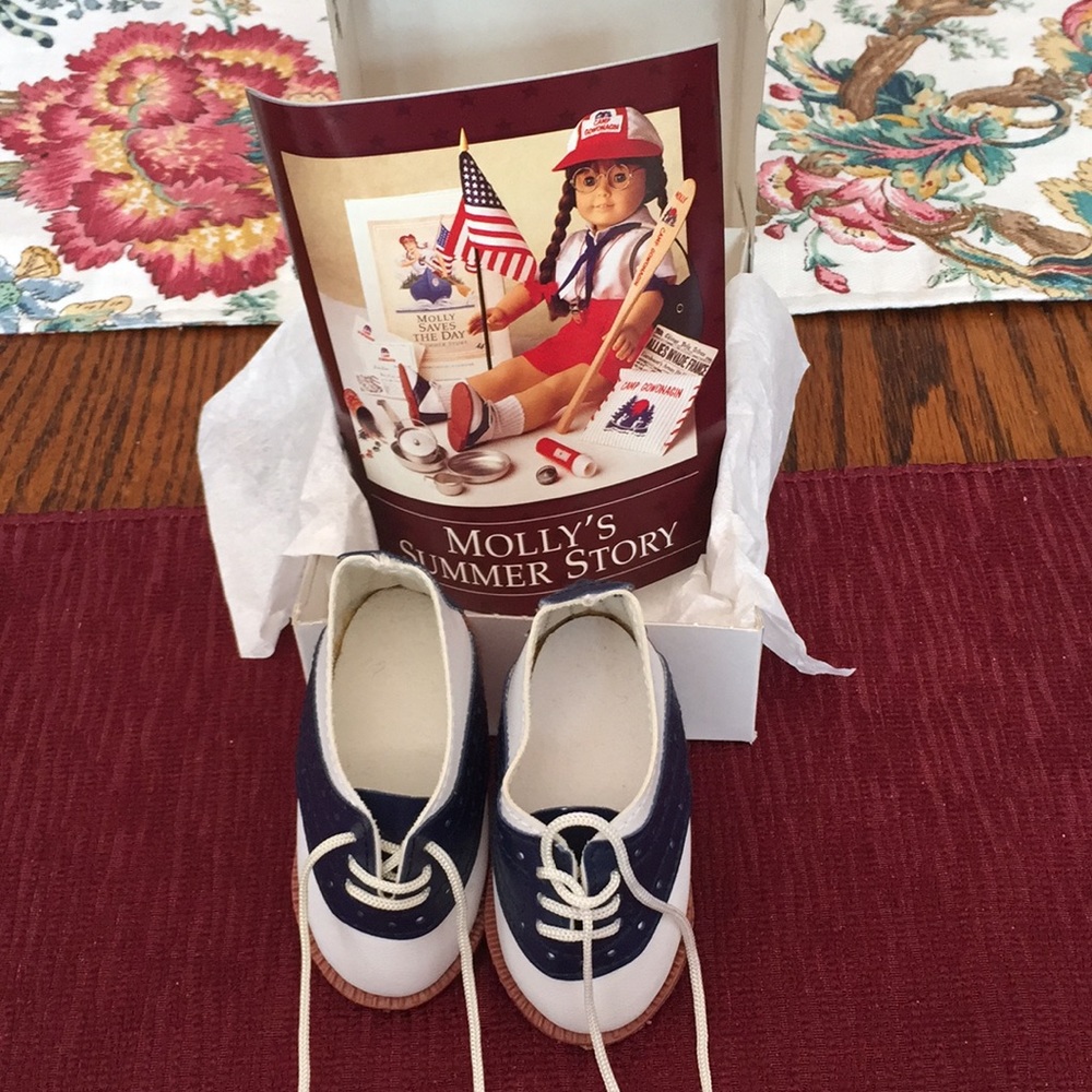 American Girl Molly’s Summer Saddle Shoes